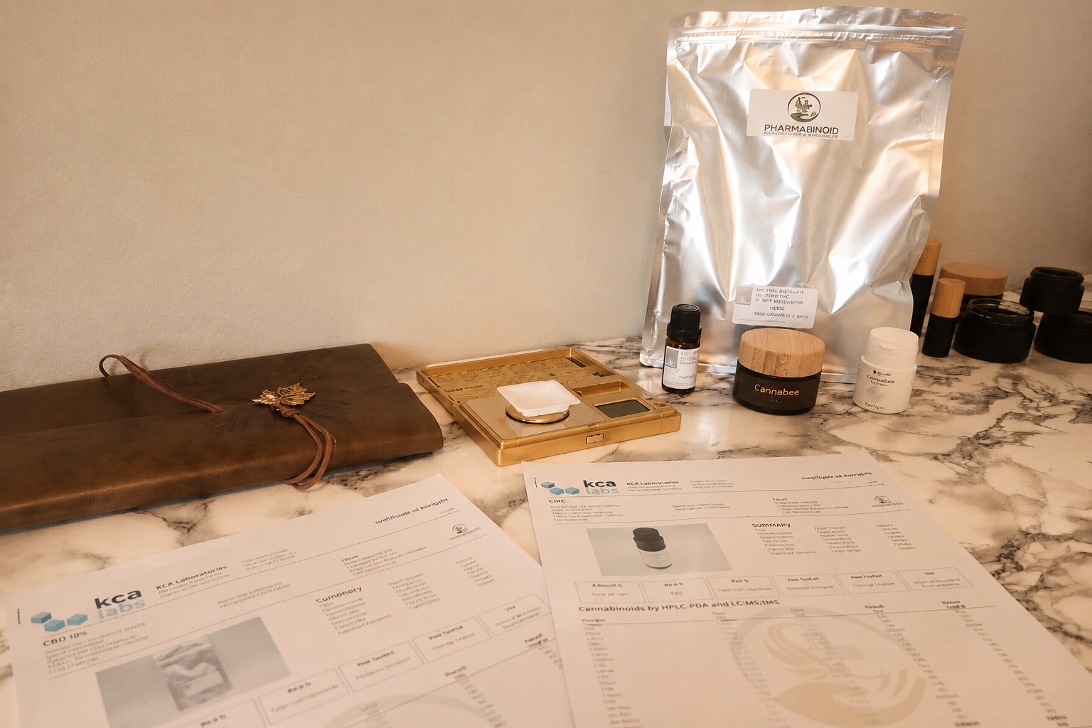 Documentación y análisis de laboratorio de CannaBee
